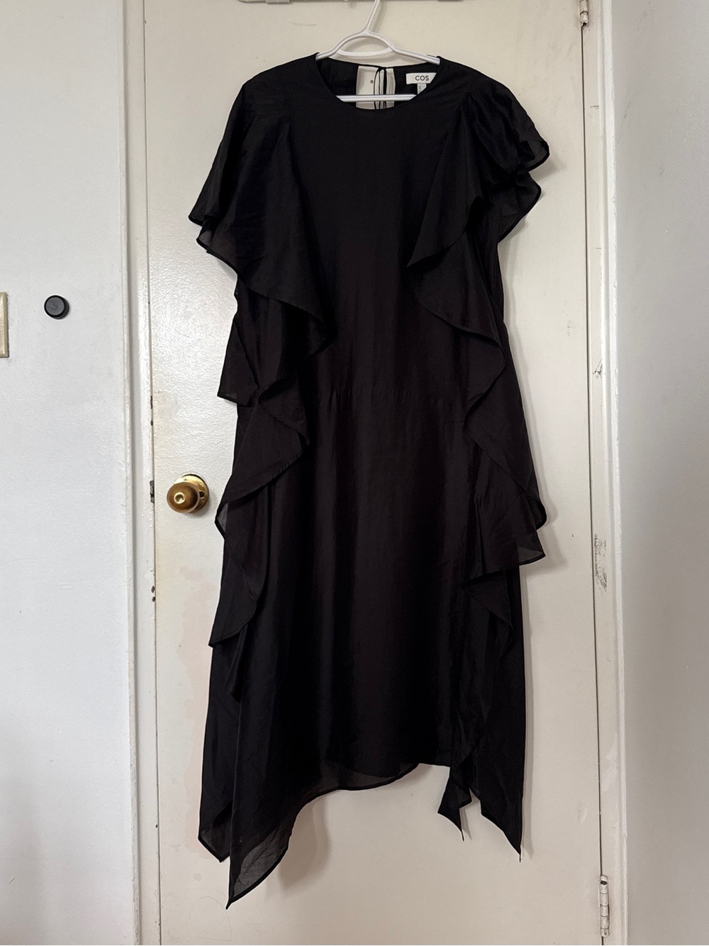 COS Black Linen Dress